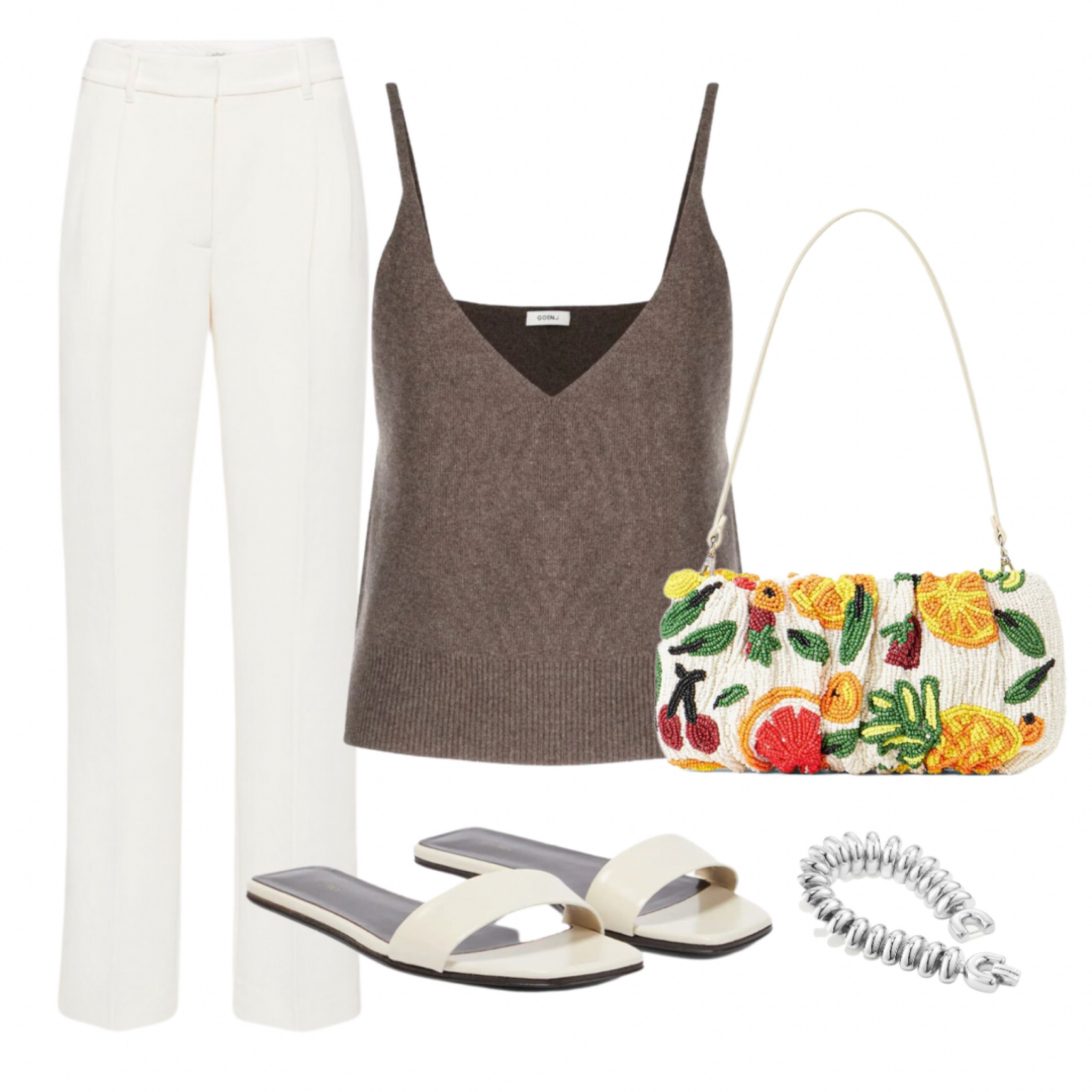 Save this for your next summer date night! A white trouser paired with a cashmere tank is a fail-safe way to nail your look every time! 

#LTKstyletip #LTKfit #LTKSeasonal