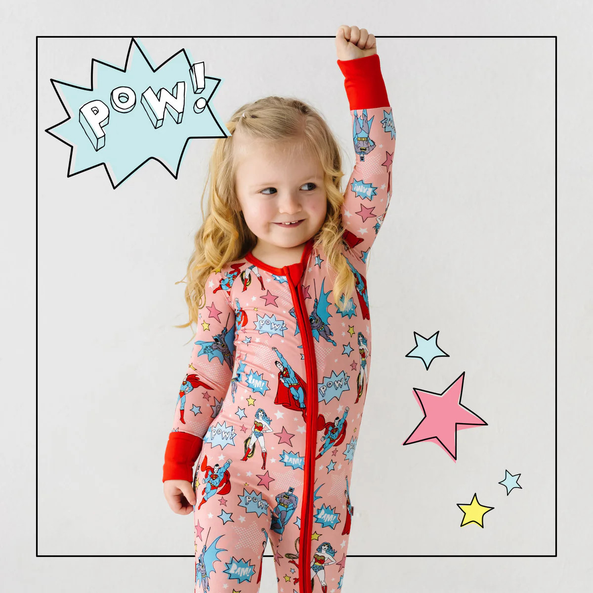 Pink Justice League™ Zippy | Little Sleepies