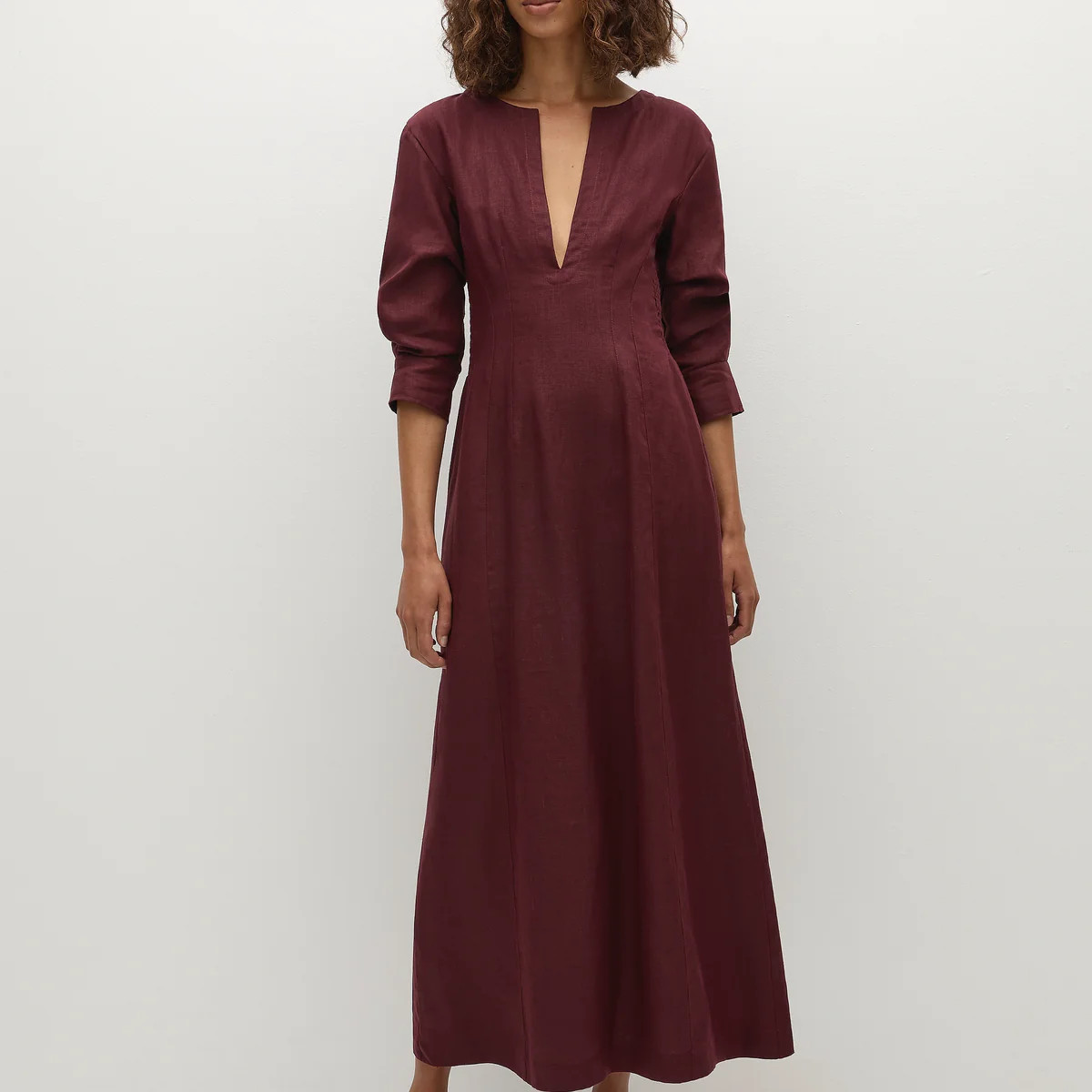 Asha Maxi Dress Bordeaux - Final Sale | Faithfull (AU)