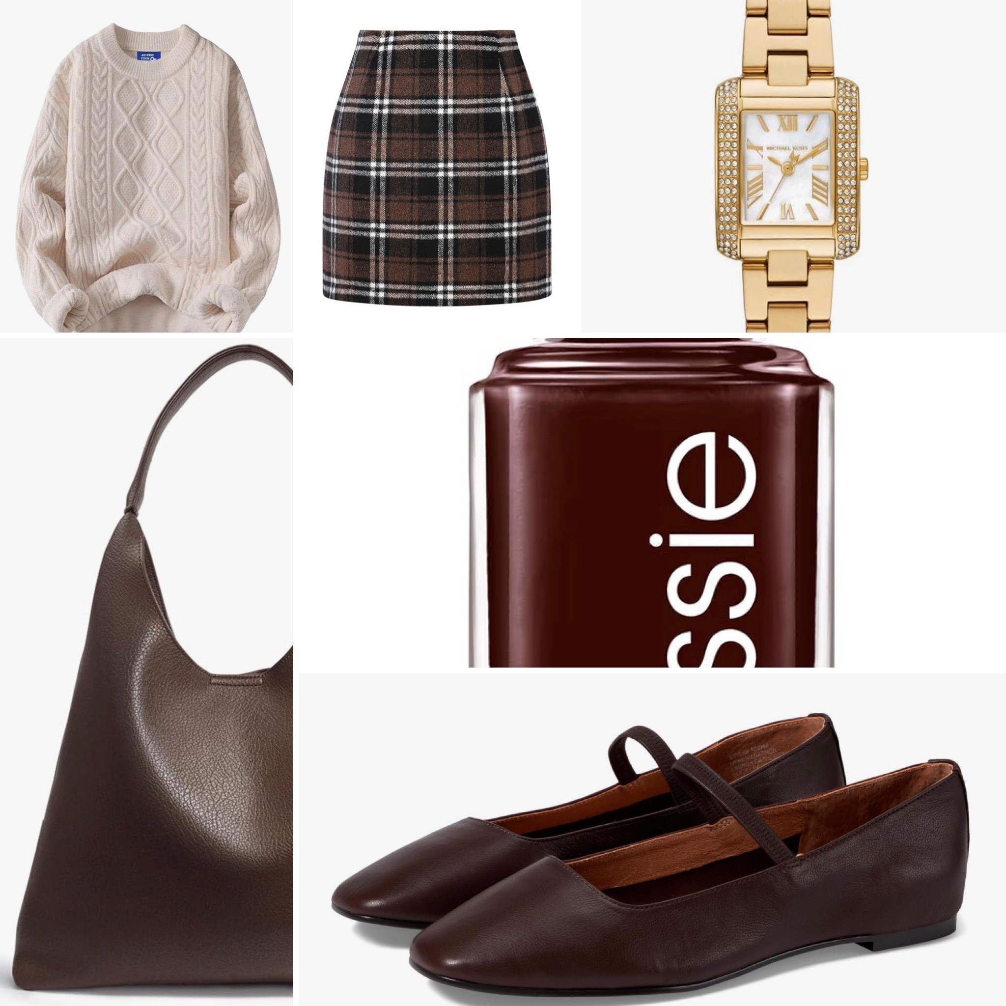 Winter to Spring Outfit. One outfit two ways. Plaid mini skirt, oversized sweater, ballet flats, great accessories #womensoutfit #skirtoutfit #sweateroutfit 

#LTKootd #LTKOver40 #LTKgrwm