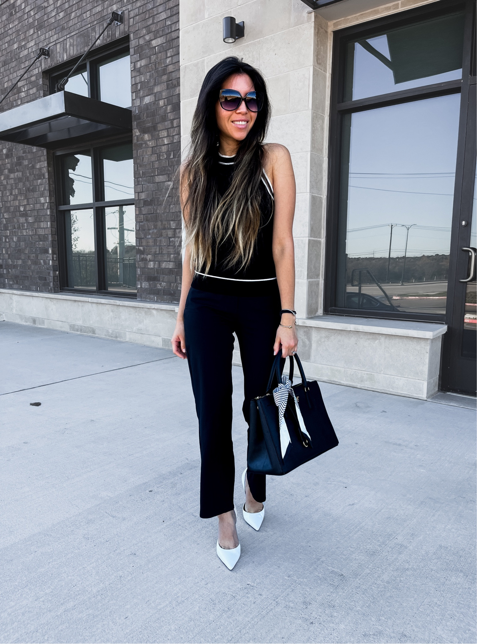 Office workwear 
Top XS
Pants size 4
Shoes TTS

#LTKworkwear #LTKfindsunder100 #LTKstyletip