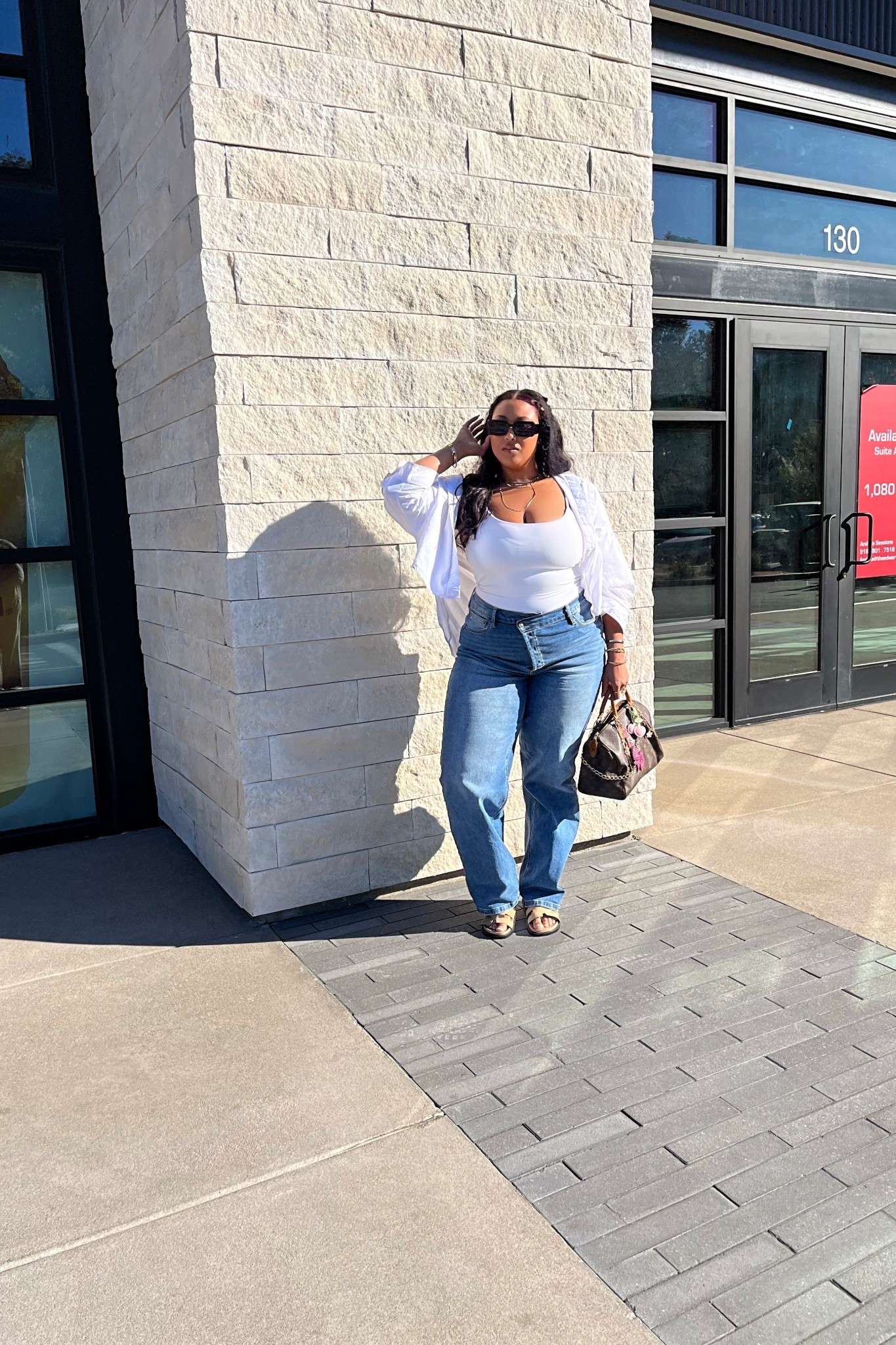 Jeans are from FNova unlinkable (sideways loose fit jeans) 

Wearing Tank size XXL
Wearing shirt size XL

#LTKTall #LTKPlusSize #LTKMidsize