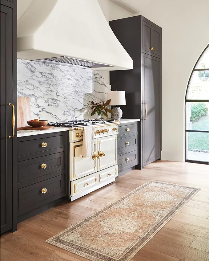 Livabliss x Becki Owens Lila Medallion Runner Area Rug, 2'7" x 7'3", Tan | Amazon (US)