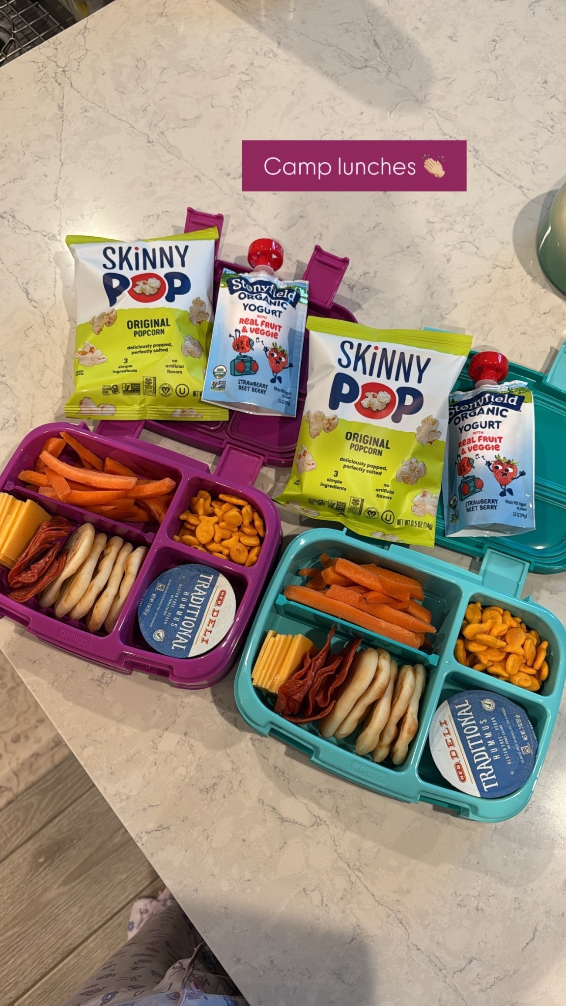 Camp lunches 👏🏼