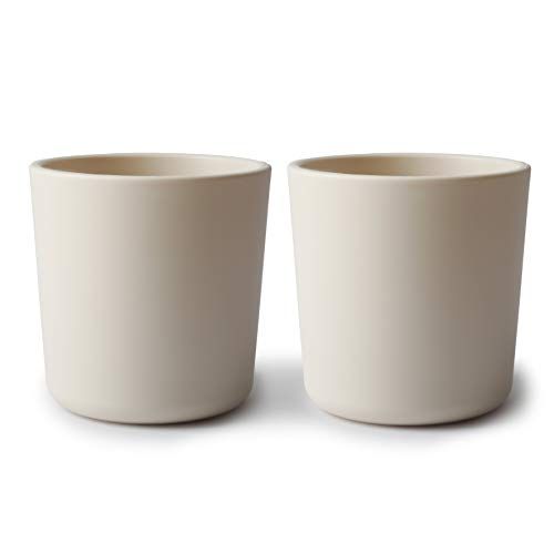 mushie Dinnerware Cups For Kids | Made in Denmark, Set of 2 (Ivory) | Amazon (US)