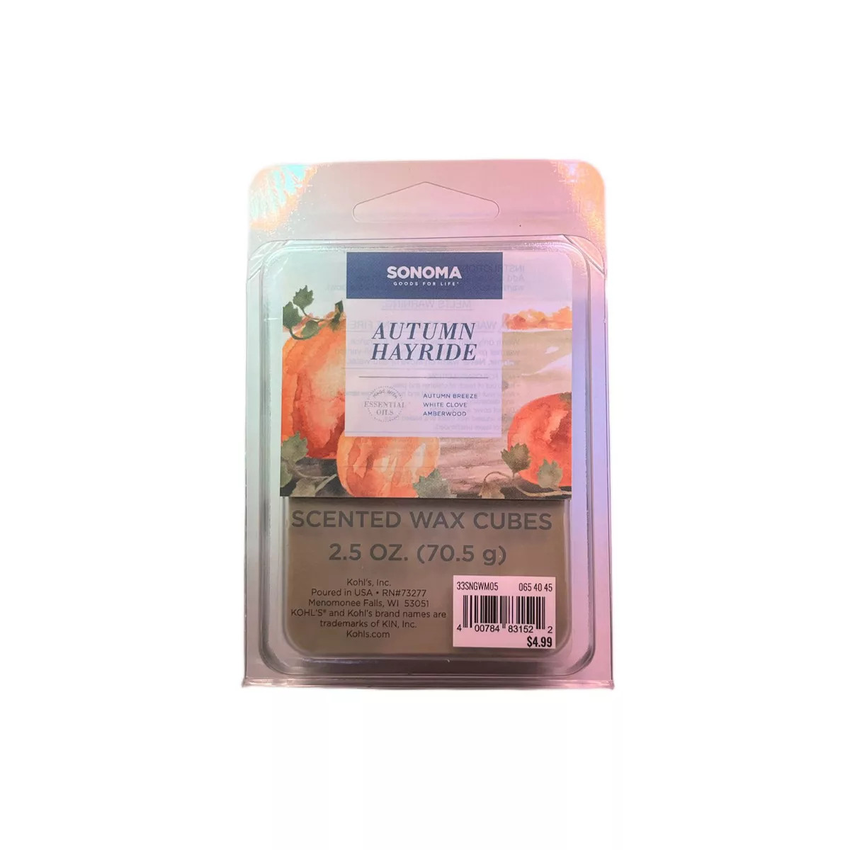Sonoma Goods For Life® 2.5oz Autumn Hayride Wax Melts | Kohl's