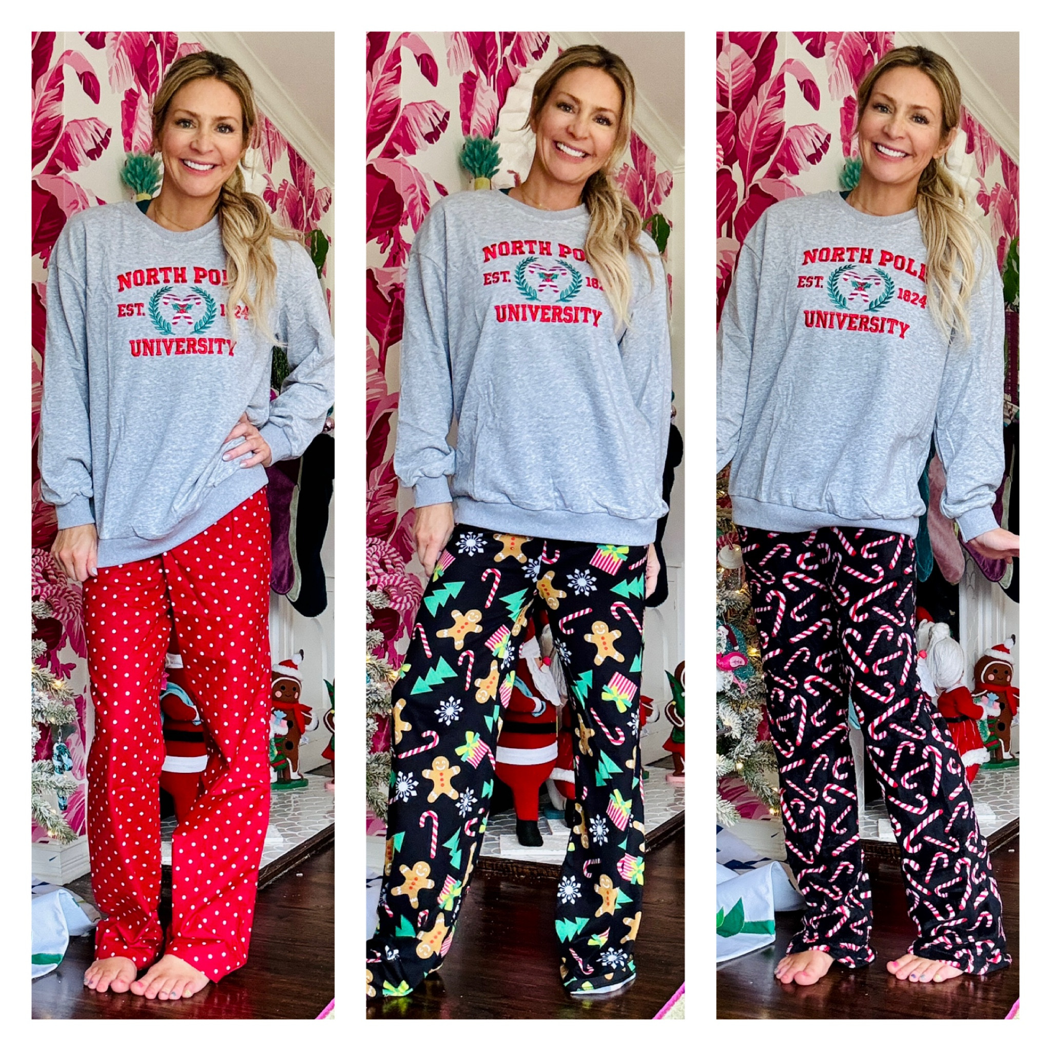 The Christmas pajama pants and Christmas sweatshirt arrived the next day and are cozy and cute! 

#LTKSeasonal #LTKHoliday #LTKFindsUnder50