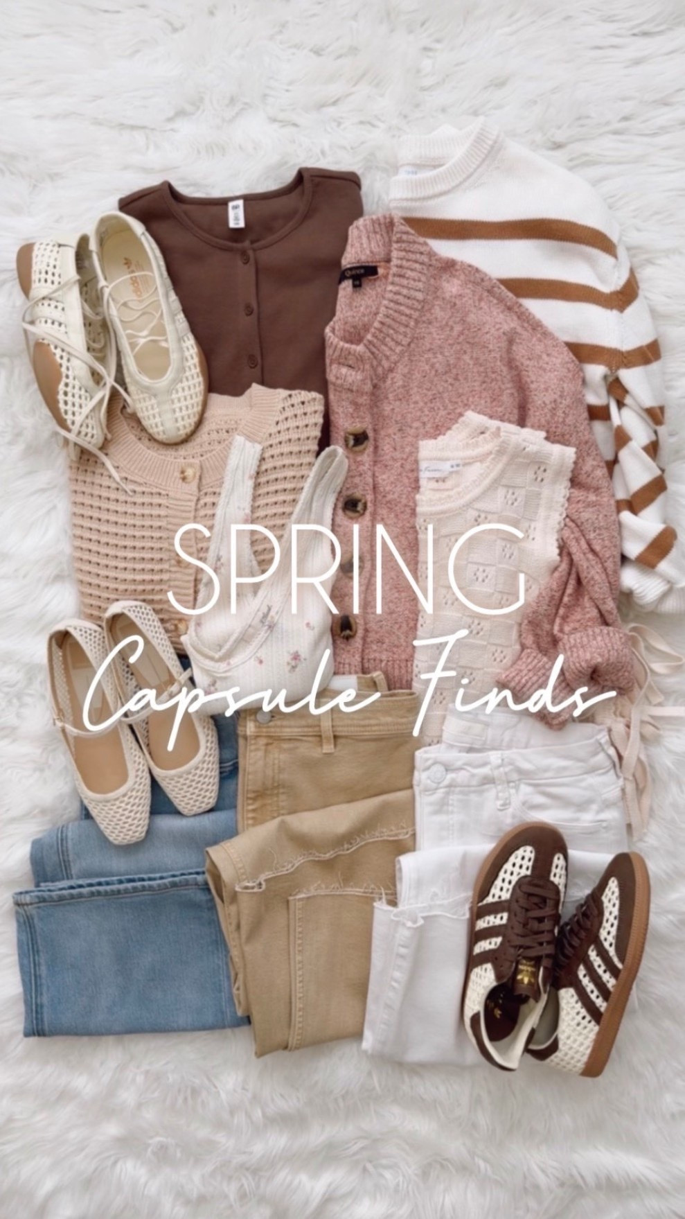I'm obsessing over these neutral spring pieces that literally go with everything in my closet.

spring capsule wardrobe neutral outfits brown cardigan beige pants white jeans casual spring style versatile pieces mix and match clothing

#LTKSeasonal #LTKOver40 #LTKWorkwear