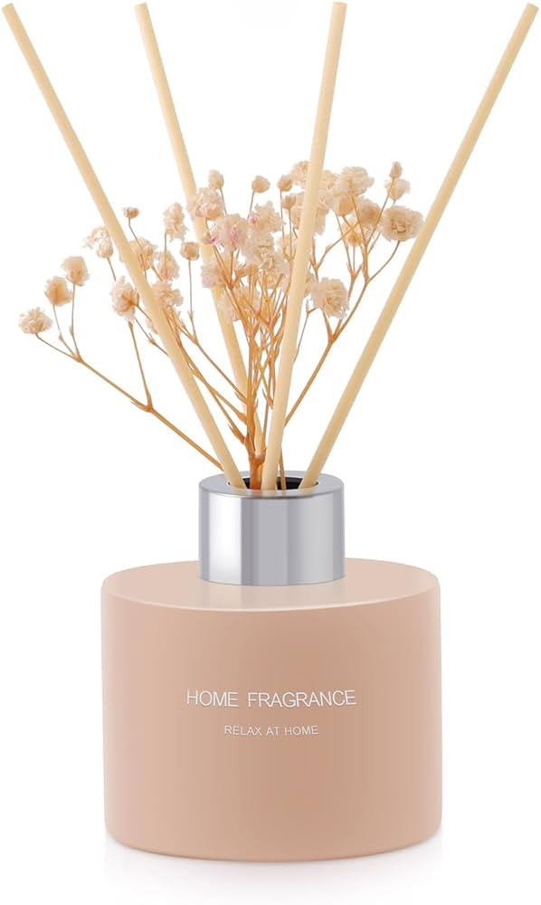 L'odeur Vill Reed Diffuser, 4.06 oz(120ml) Clean Linen Scented Diffuser with 4 Oil Diffuser Stick... | Amazon (US)