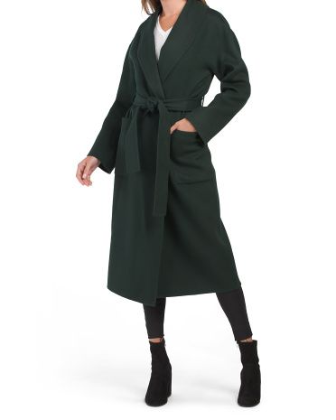 Wool Blend Shawl Coat | TJ Maxx