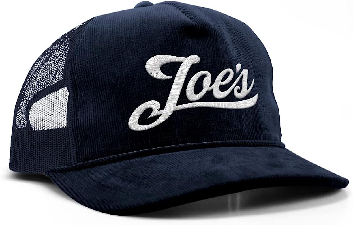 JOES SURF SHOP Corduroy Trucker Hat with Embroidered Cursive Joe's Logo | Amazon (US)