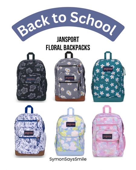 Back to school / back pack / book bags / school supplies / floral print / jansport / backpacks for school 

#LTKBacktoSchool #LTKkids