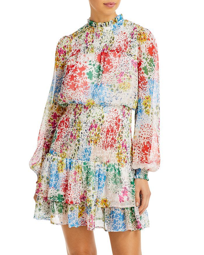 Floral Smocked Mini Dress - 100% Exclusive | Bloomingdale's (US)