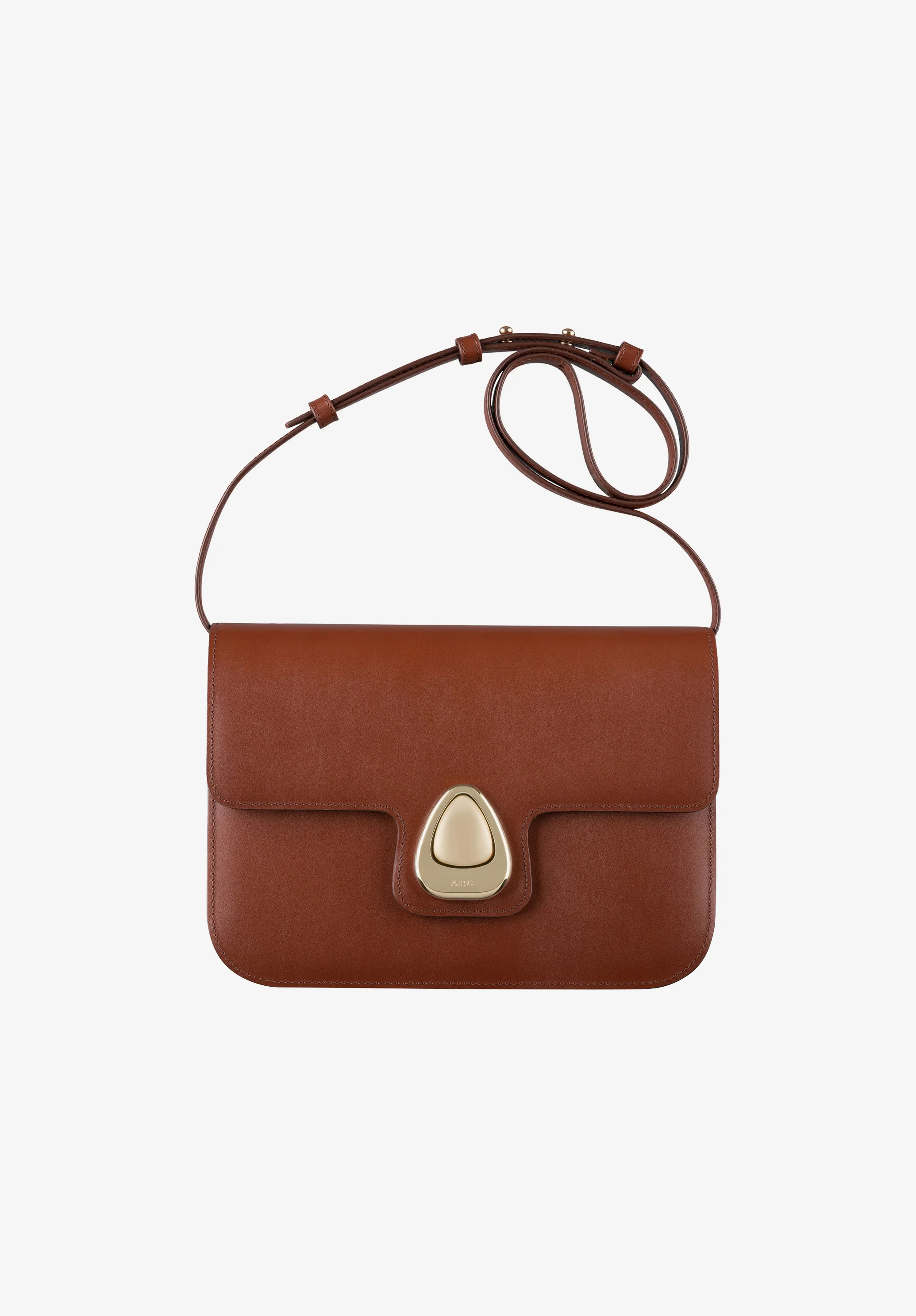 Astra bag | Bag in smooth leather with large clasp. | A.P.C. Accessories | A.P.C. US