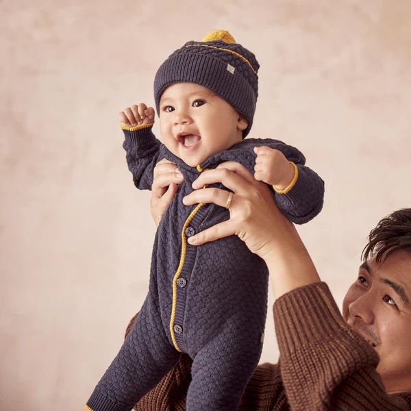 Chunky Knit Beanie Hat | Baby Mori