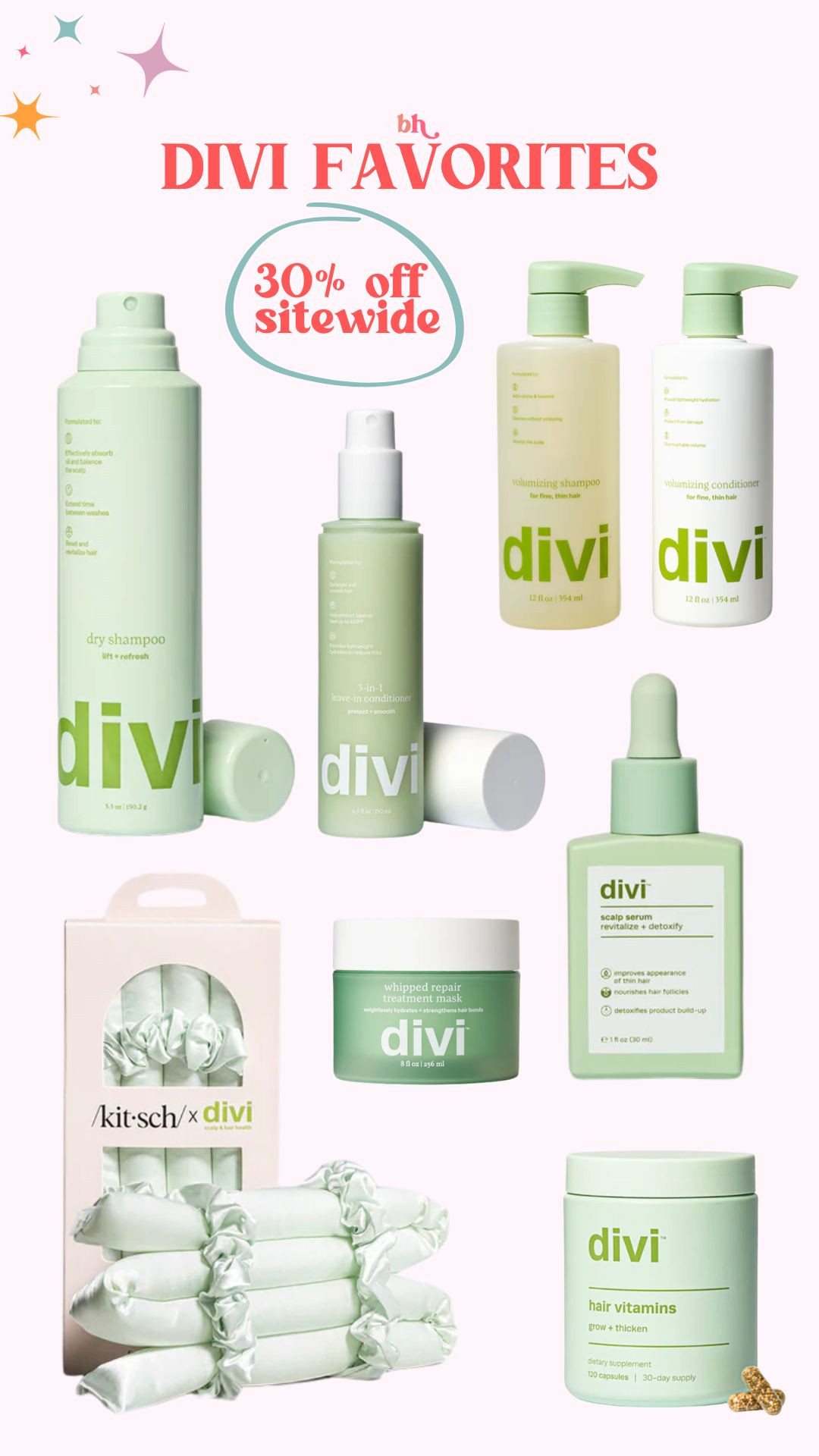 Divi SALE - 30% off sitewide

If you know me, you know how much I love DIVI! 


hair care, hair products, divi, hair mask, heatless curlers, shampoo, conditioner 

 #LTKGiftGuide #LTKFindsUnder50 #LTKBeauty