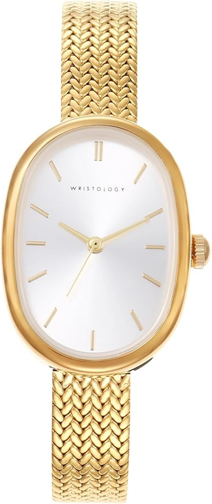 Wristology Oval Womens Watch Vintage Style Interchanageable Band Adjustable Easy Read Analog | Amazon (US)