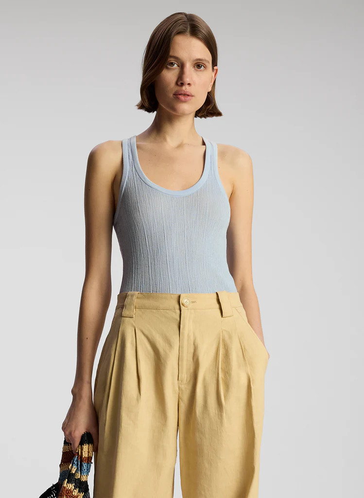 Iris Fine Cotton Knit Tank | A.L.C