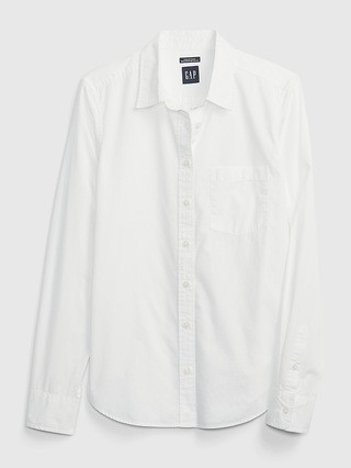 100% Organic Cotton Perfect Shirt | Gap (CA)