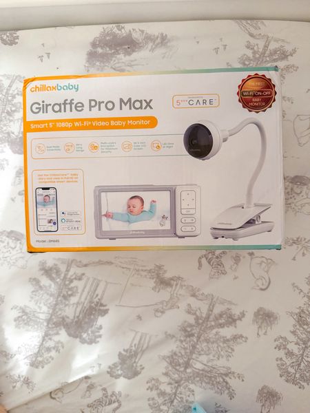 Chillax Giraffe Pro Smart Baby Monitor – WiFi Video Baby Monitor with Full HD 1080p Camera and 4.3” Video Parent Unit, Privacy Protection Switch, Auto Dimming LED, Gooseneck, 2-way Audio, Night Vision

#LTKBaby #LTKKids