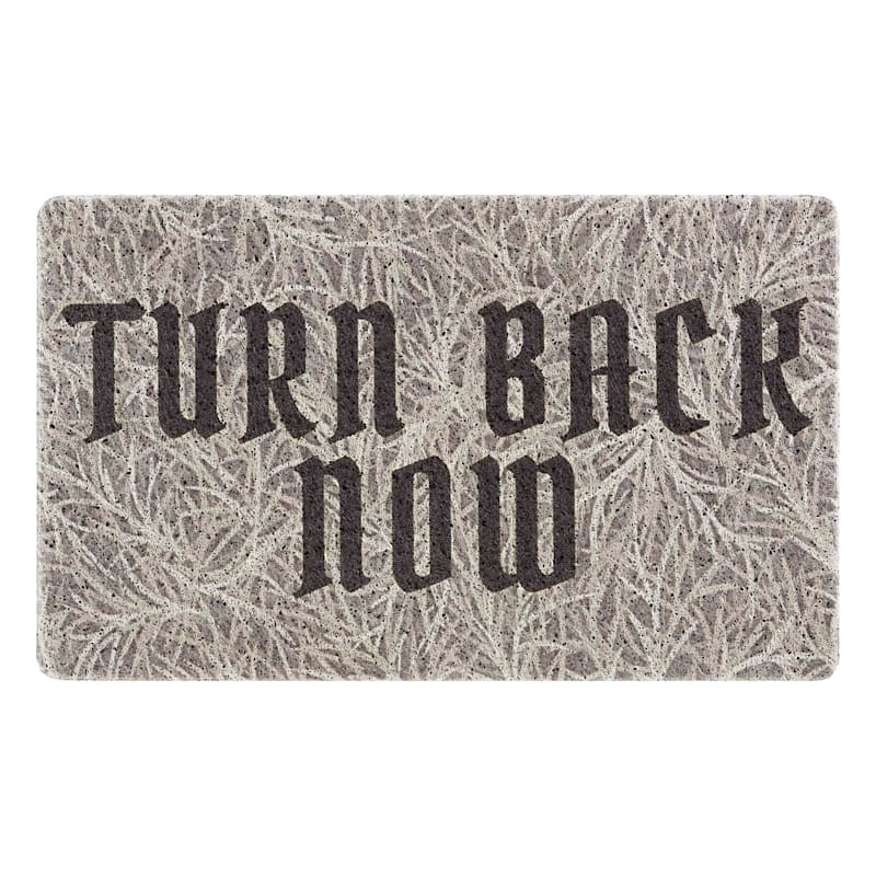 Southern Gothic Turn Back Now Coir Mat, 18x30 | At Home