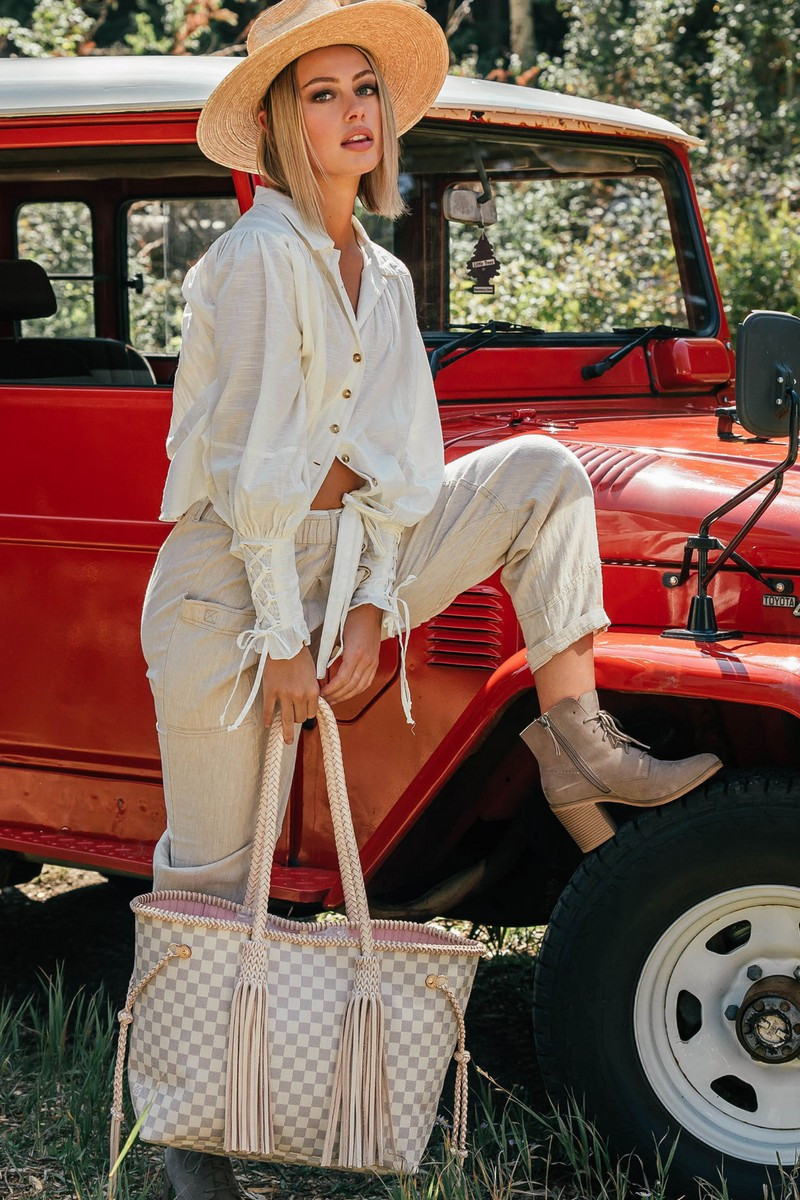 Voyager - Damier Azur | Vintage Boho