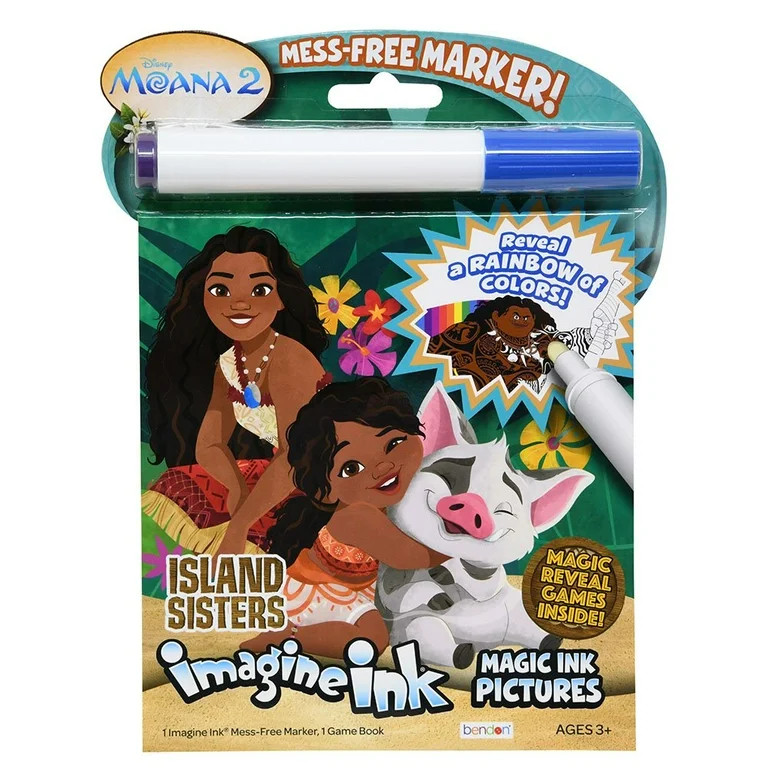 Disney Moana2 Imagine Ink Magic Ink Pictures For Kid | Walmart (US)