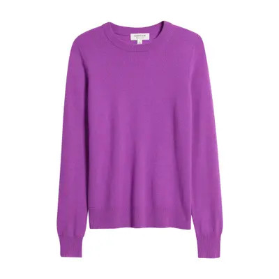 Nordstrom Crewneck Cashmere Sweater in Black Rock at Nordstrom, Size Large | Nordstrom