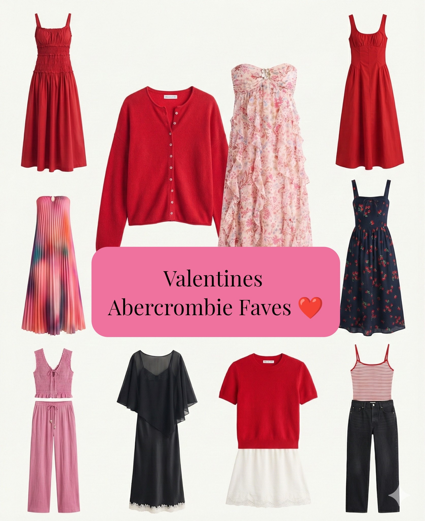 Valentine’s favorites from Abercrombie 💘
Elevated, flattering, and effortlessly put-together pieces I’m loving right now. Perfect for date night, Galentine’s, or chic everyday Valentine looks — all items are linked and tagged so you can shop easily.


#LTKValentine #LTKootd #LTKmomlife