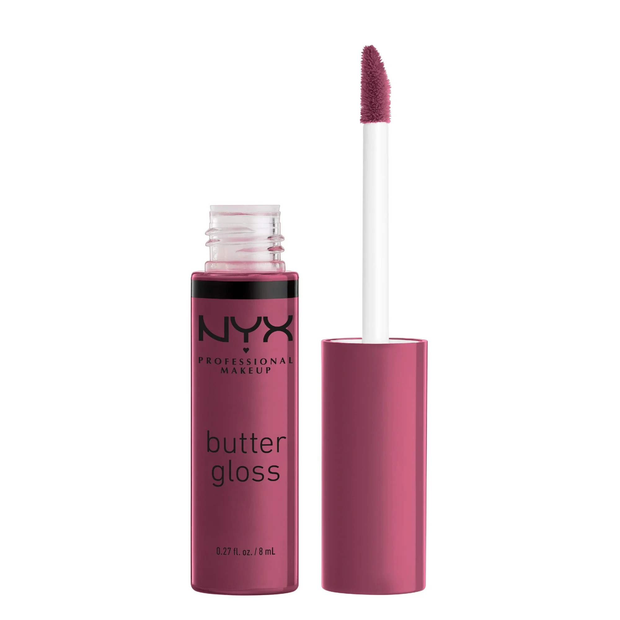 NYX Professional Makeup Butter Gloss, Non-Sticky Lip Gloss, Cranberry Pie, 0.27 Oz | Walmart (US)