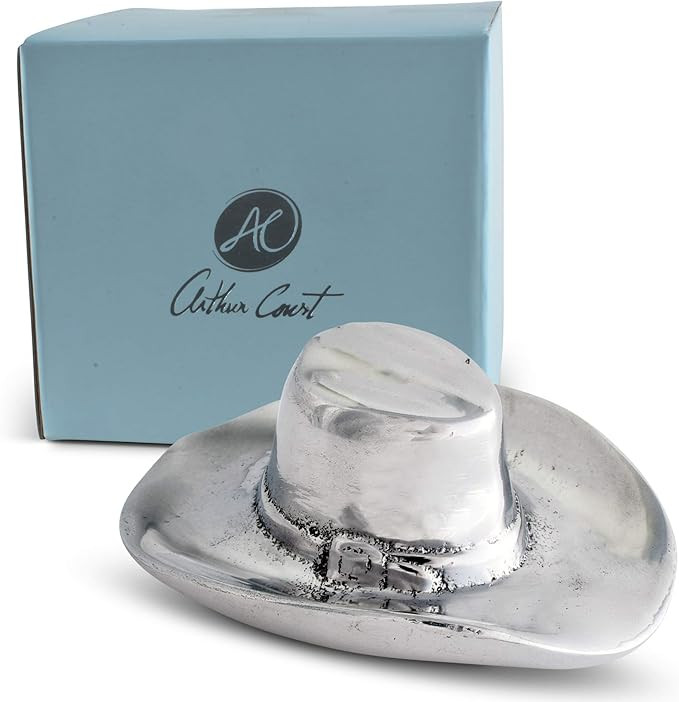 Arthur Court Western Cowboy Hat Bottle Opener Aluminum / Stainless Steel 3 inch Long | Amazon (US)