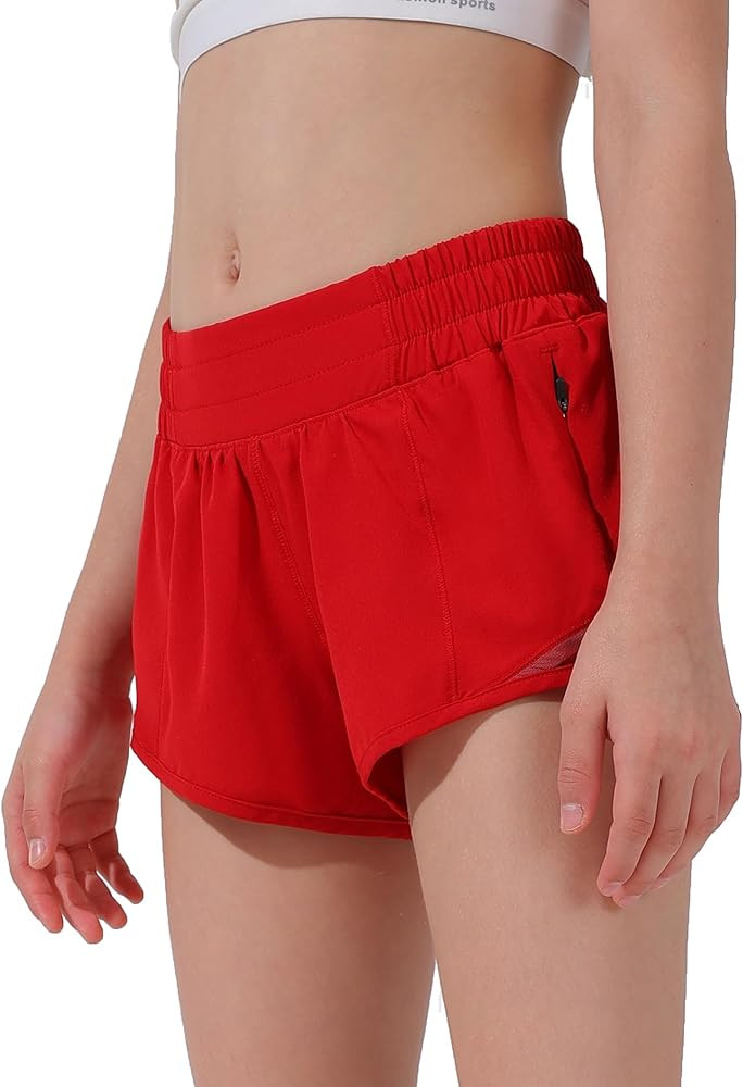 Aurefin Girls Athletic Shorts, Lightweight Running Shorts for Teen Girls Kids Sports Active Short... | Amazon (US)