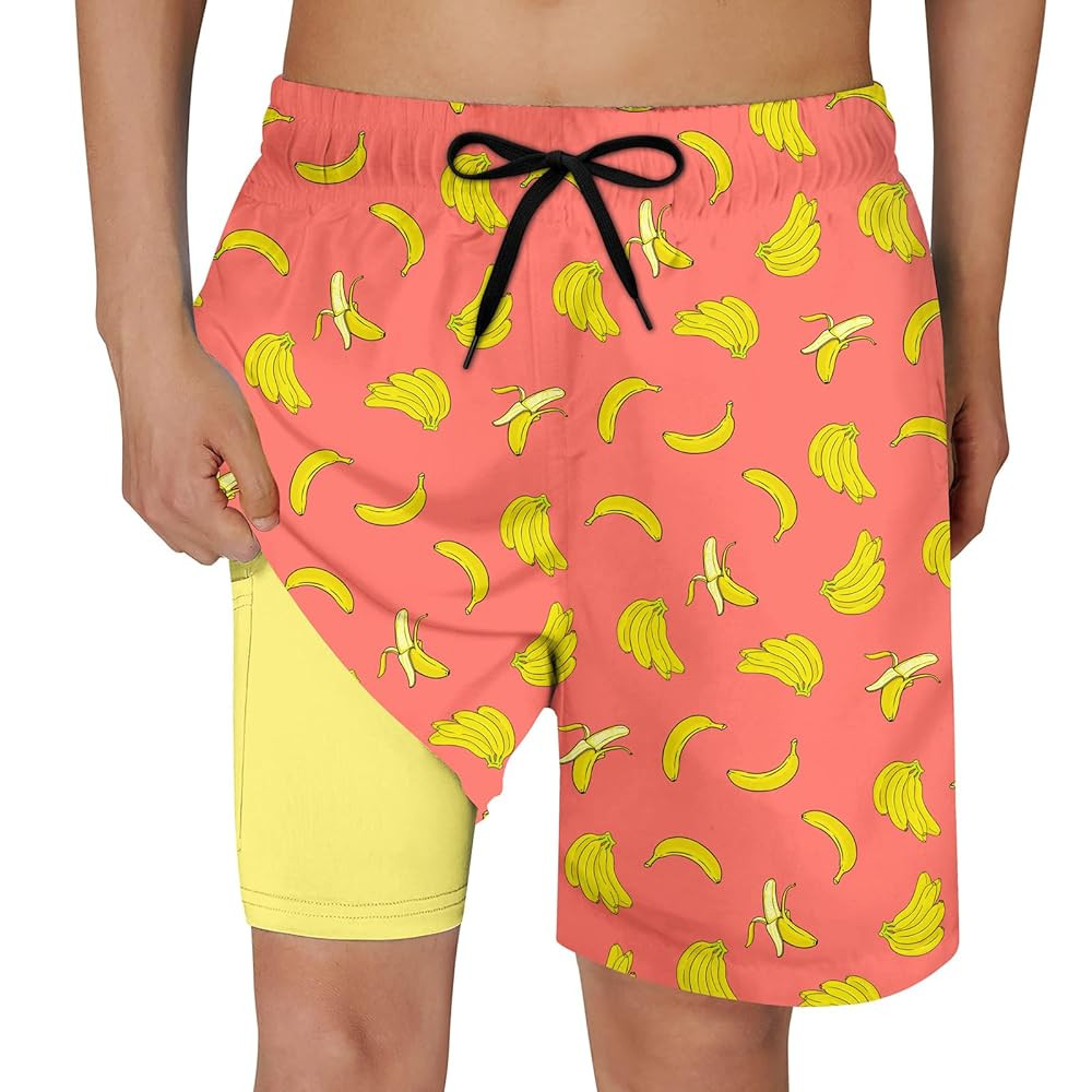 Cozople Boys Swim Trunks Compression Liner Swim Shorts Quick Dry Bathing Suit with Boxer Brief Sw... | Amazon (US)