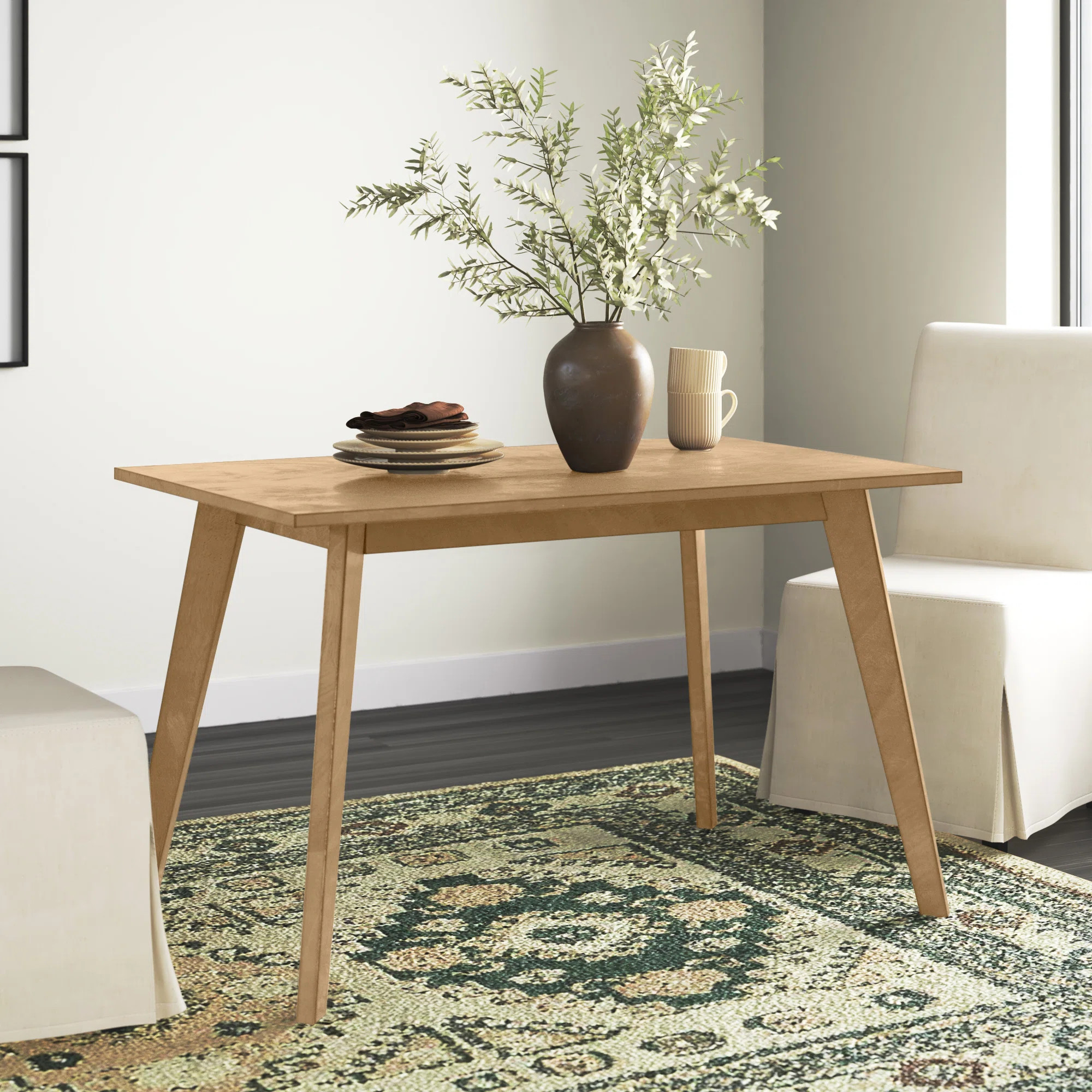 Armad Solid Wood Base Dining Table | Wayfair North America