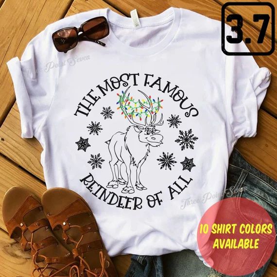 Sven The Reindeer T-shirt - The Most Famous Reindeer of All Tee Shirt - Disney Frozen Fan Fest T-... | Etsy (US)