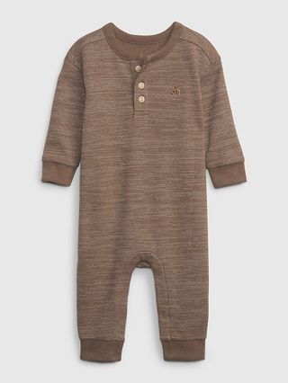 Baby Waffle Footless One-Piece | Gap (US)