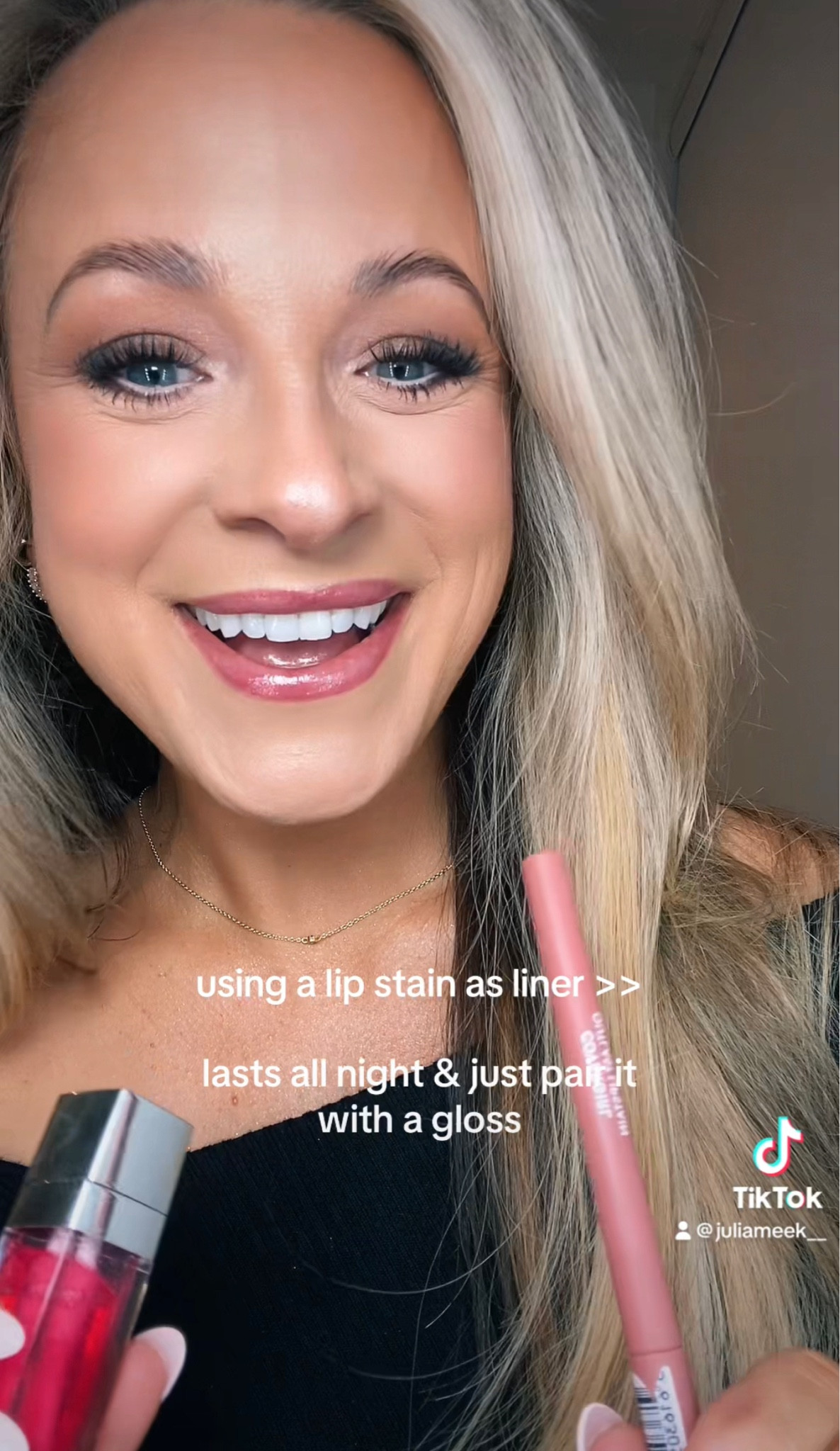 Cover girl lip stain shade 10 + lip gloss
