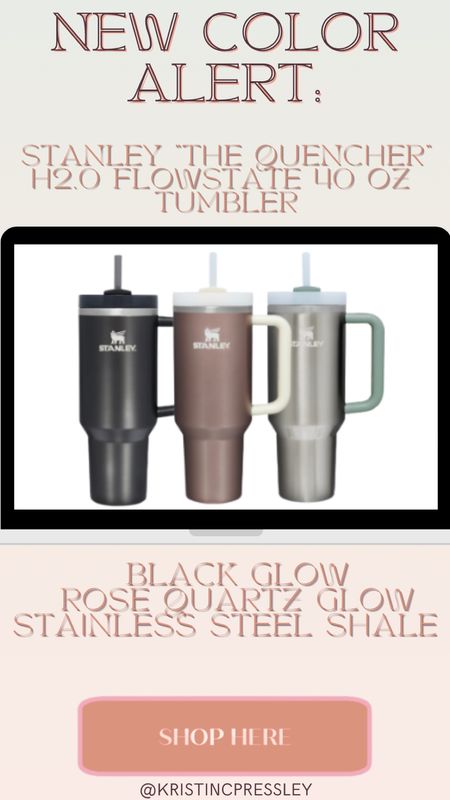 Stanley cup restock in new colors. Viral cup. Stanley with handle. 

#LTKunder50 #LTKFind