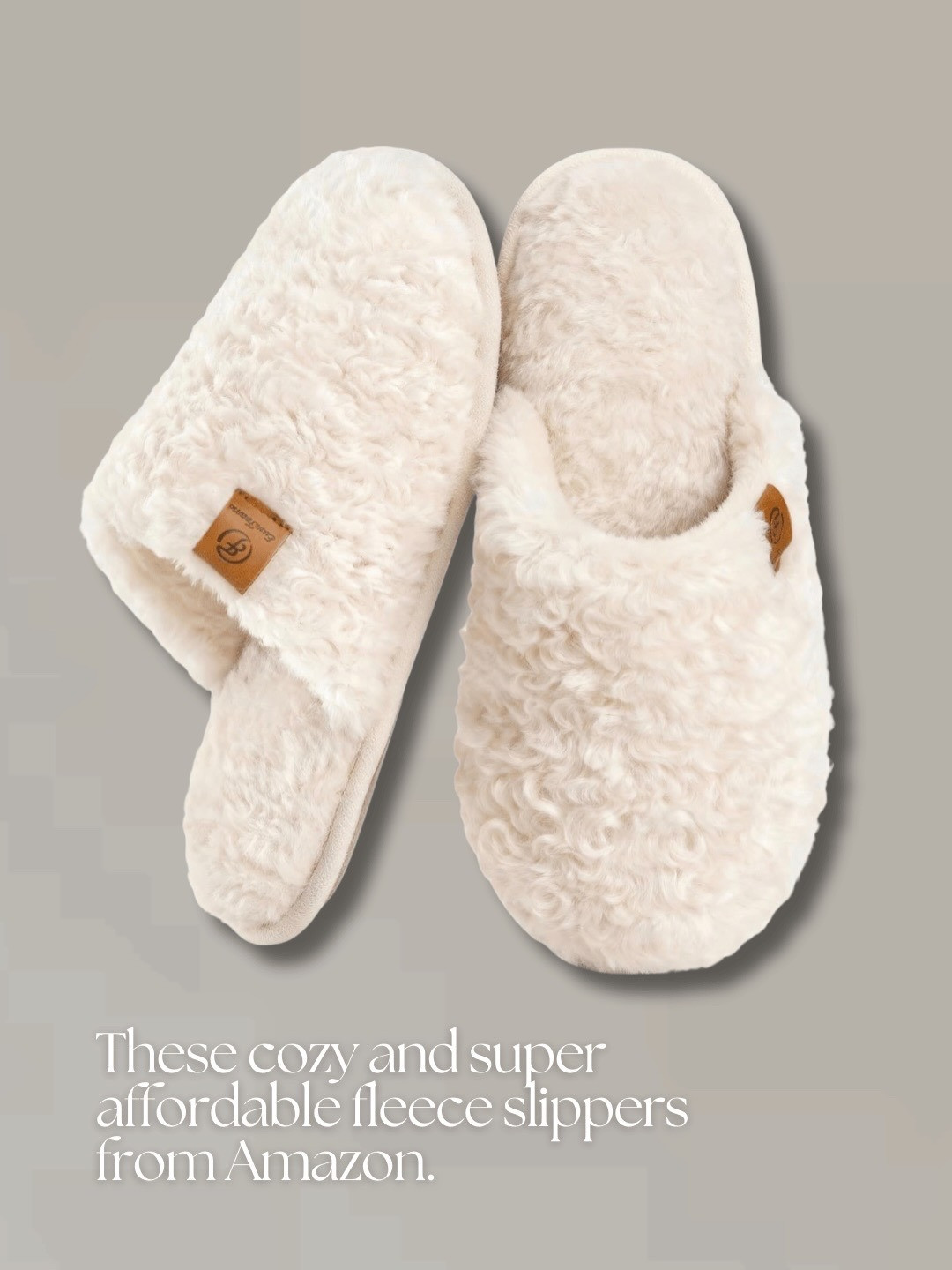 Cozy Slippers from Amazon 

Scroll to shop.

#LTKselfcare #LTKSeasonal #LTKHome