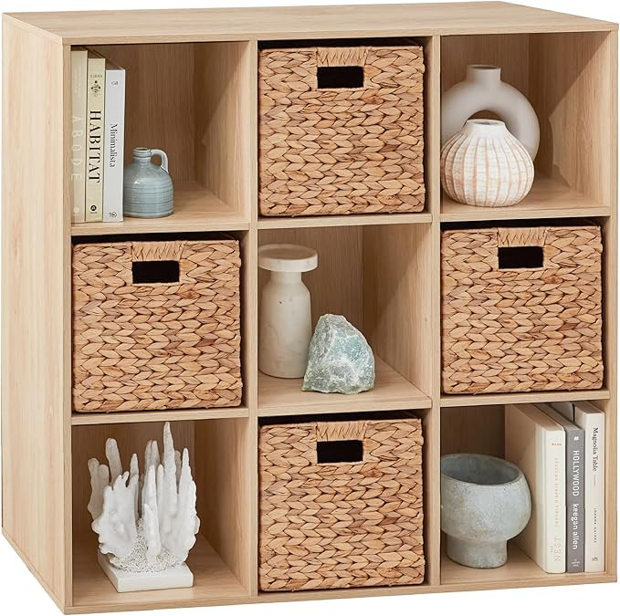 Best Choice Products 9-Cube Storage Organizer, 11in Shelf Opening, Bookcase, Display Shelf, Custo... | Amazon (US)