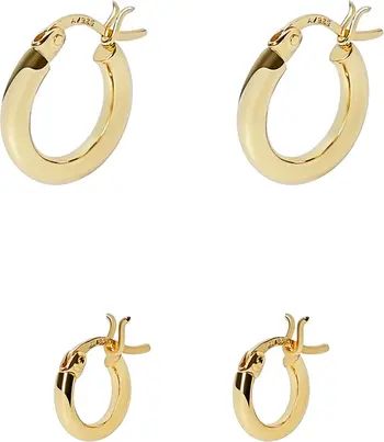 Set of 2 Hoop Earrings | Nordstrom