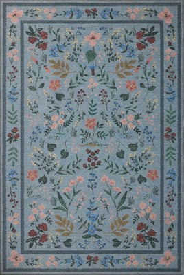 Wildwood WWLD-01 Blue Area Rug | Rugs Direct
