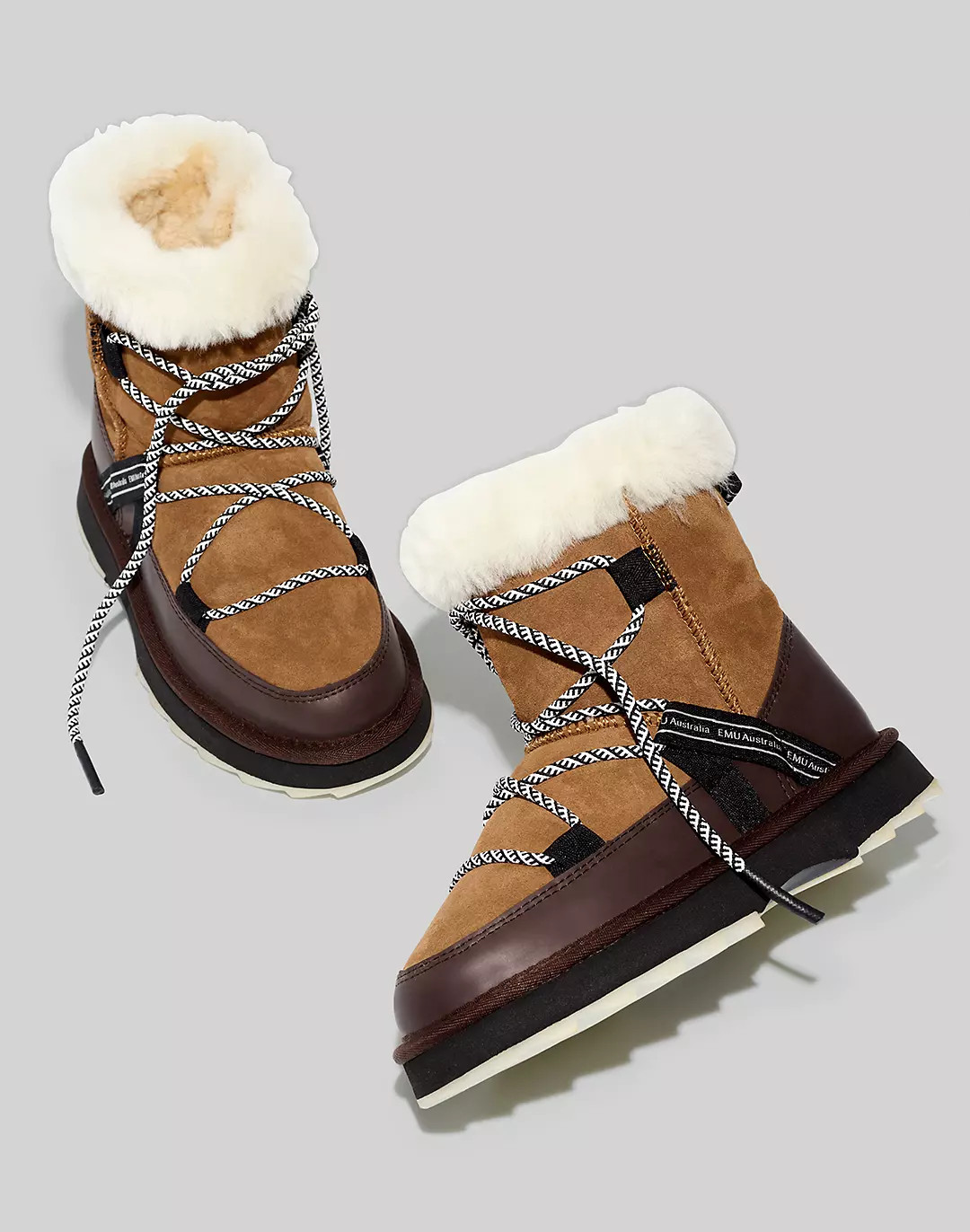 EMU Australia® Shearling Blurred Boots | Madewell