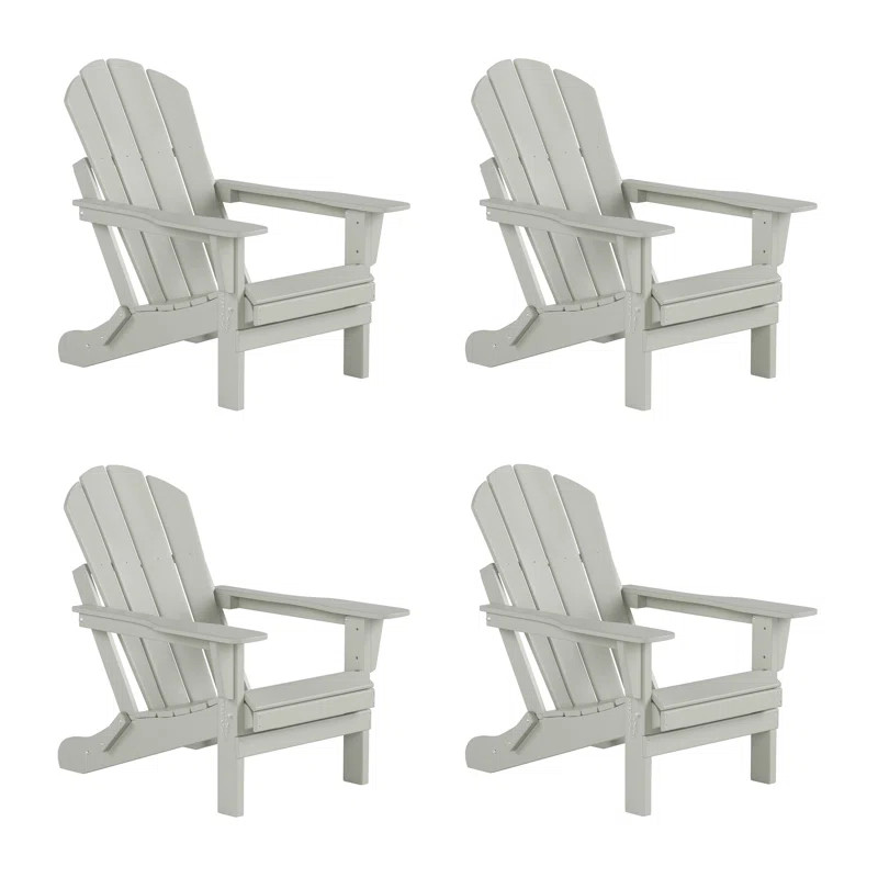 Shawnna Plastic Folding Adirondack Chair | Wayfair North America