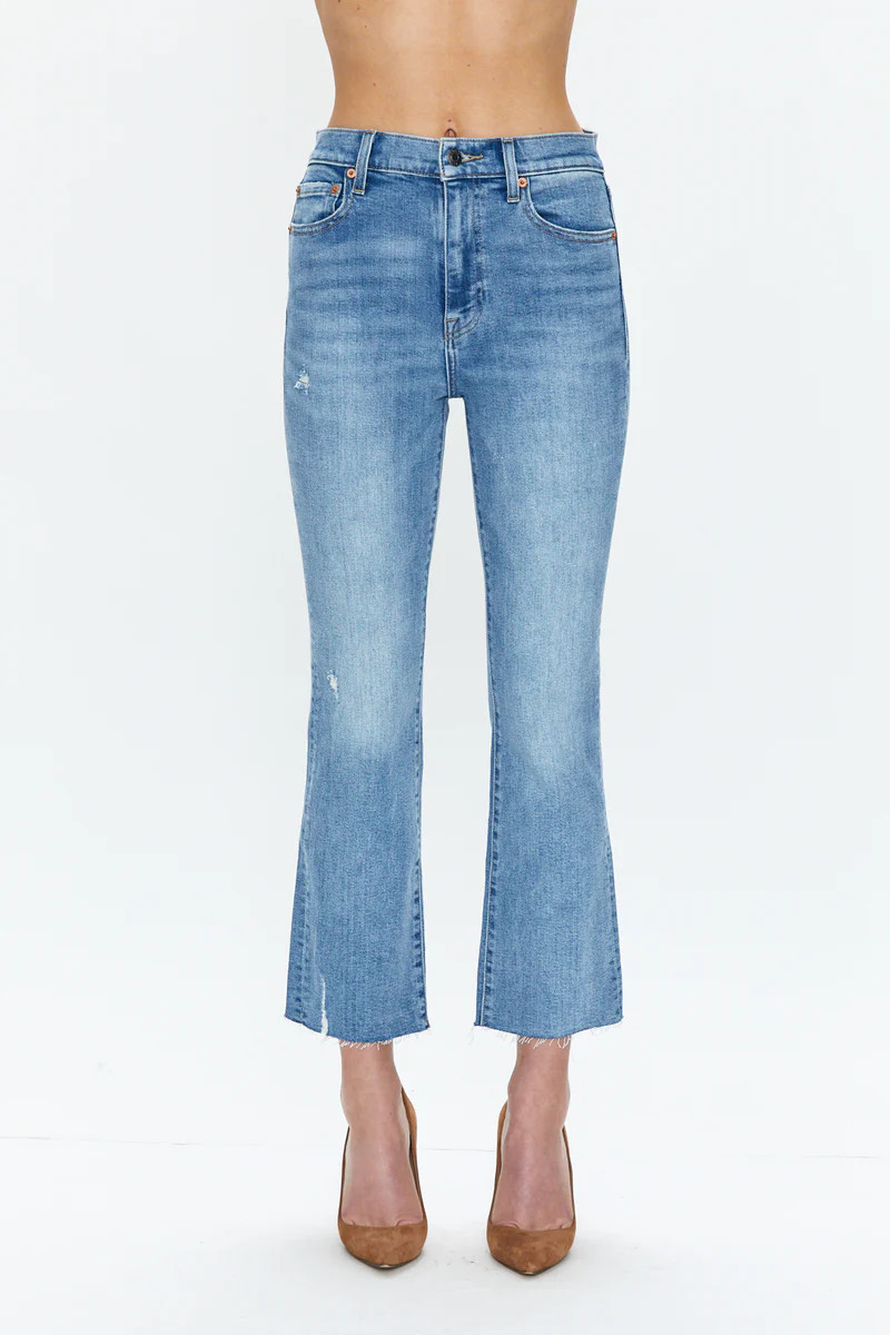 Lennon High Rise Cropped Boot - Zuma | Pistola Denim