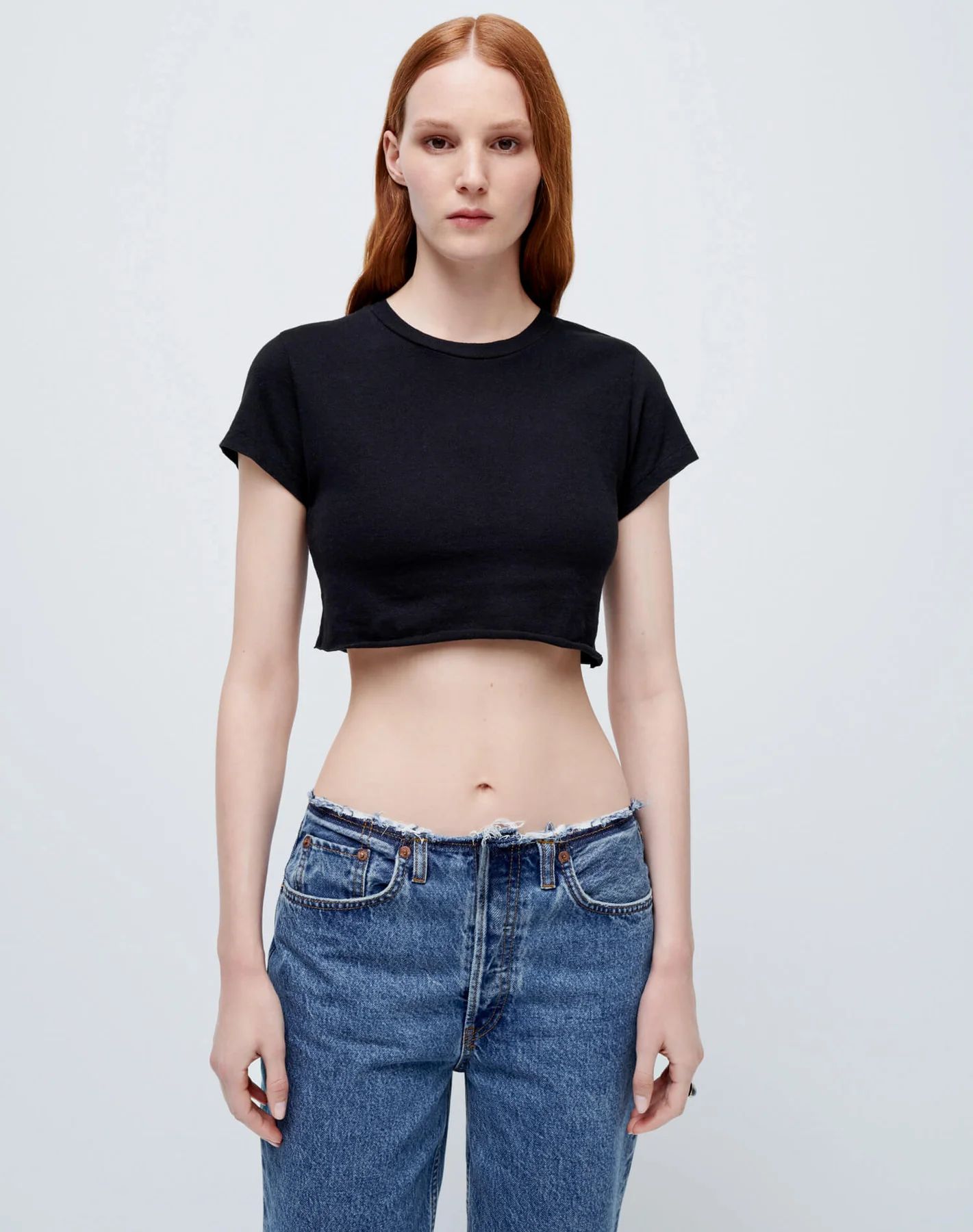 Cropped 60s Slim Tee | RE/DONE