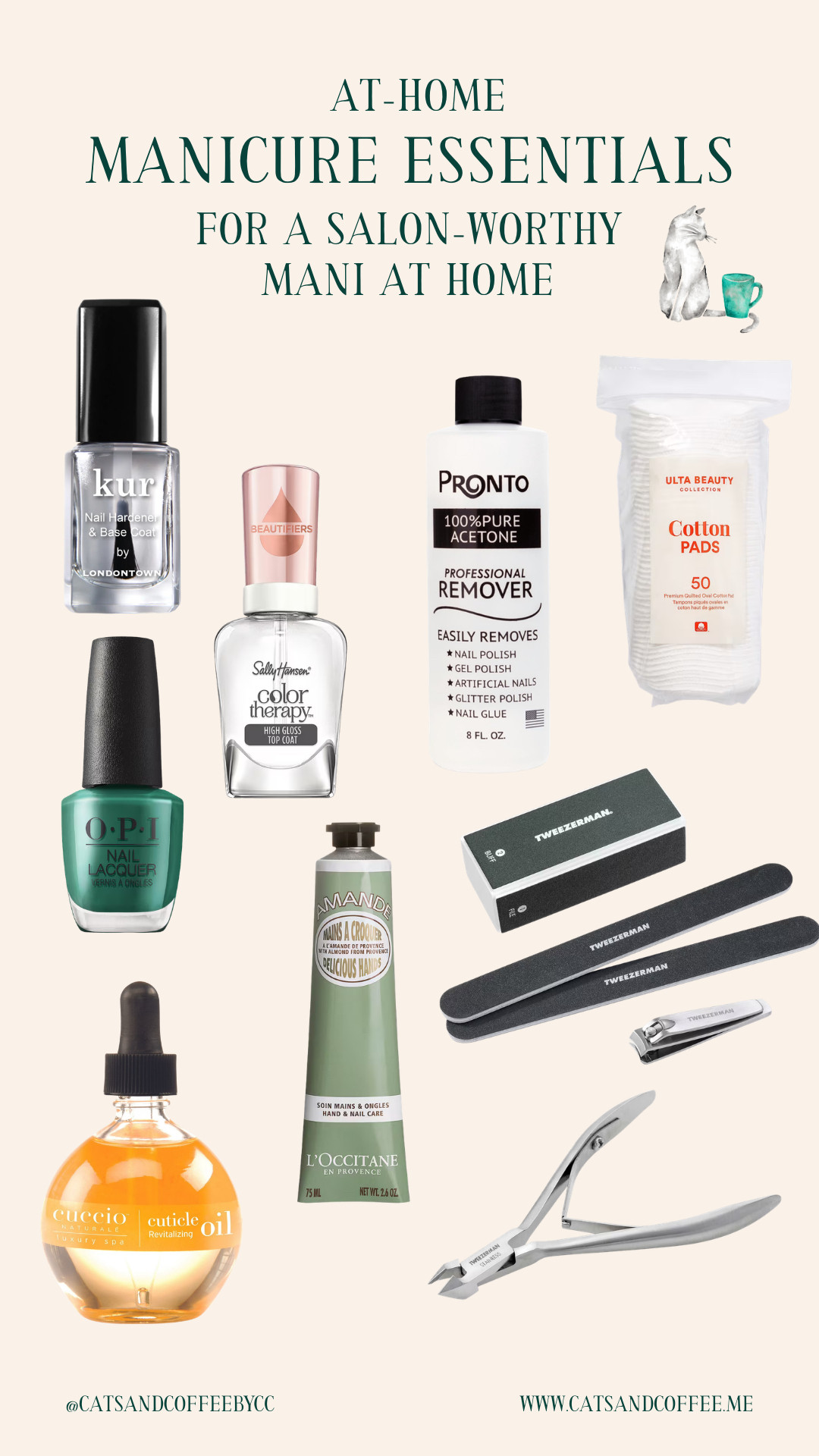 Everything you need for an at-home manicure that actually feels luxurious. This DIY nail care routine covers base coat, top coat, cuticle oil, polish, and the tools worth investing in — all the little things that make a slow Sunday feel special. Follow for more cozy living and little luxury finds!
 

 

#LTKgrwm #LTKselfcare #LTKBeauty