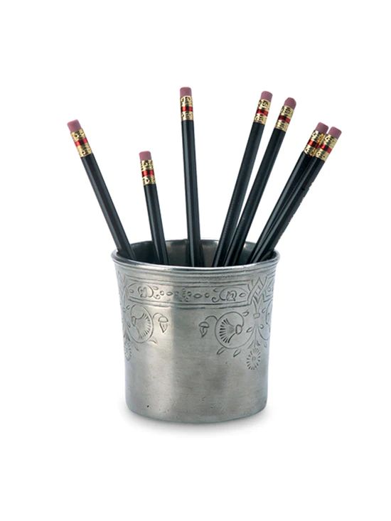 MATCH Pewter Engraved Pencil Cup | Weston Table