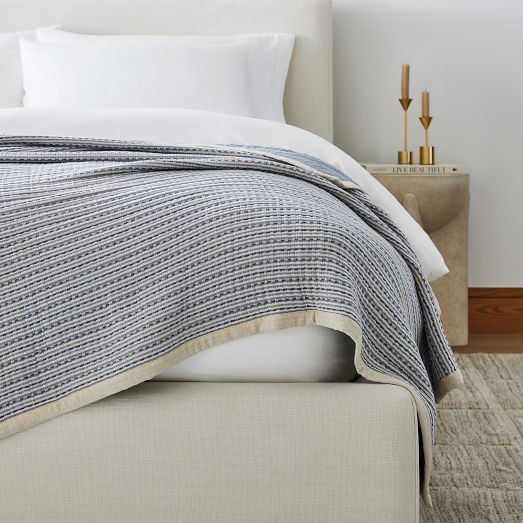 Reversible Double Cloth Blanket | West Elm (US)