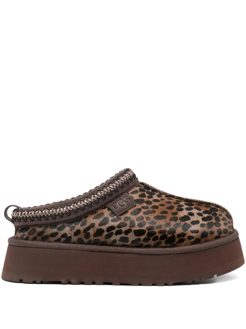 UGG Tazz Caspian leopard-print Platform Mules | Brown | FARFETCH | Farfetch Global